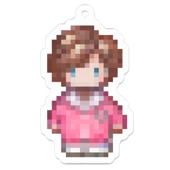 アクリルキーホルダー - 50 x 50 (mm)