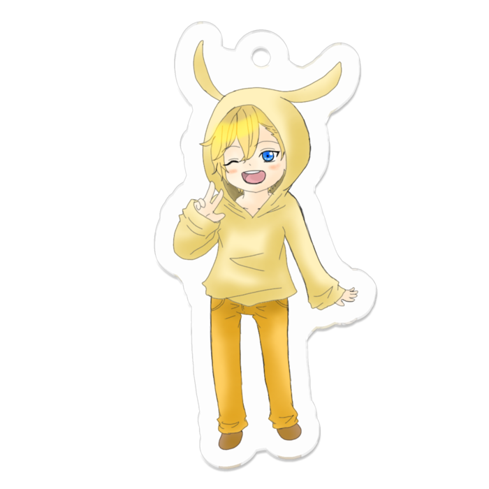 アクリルキーホルダー - 50 x 50 (mm)