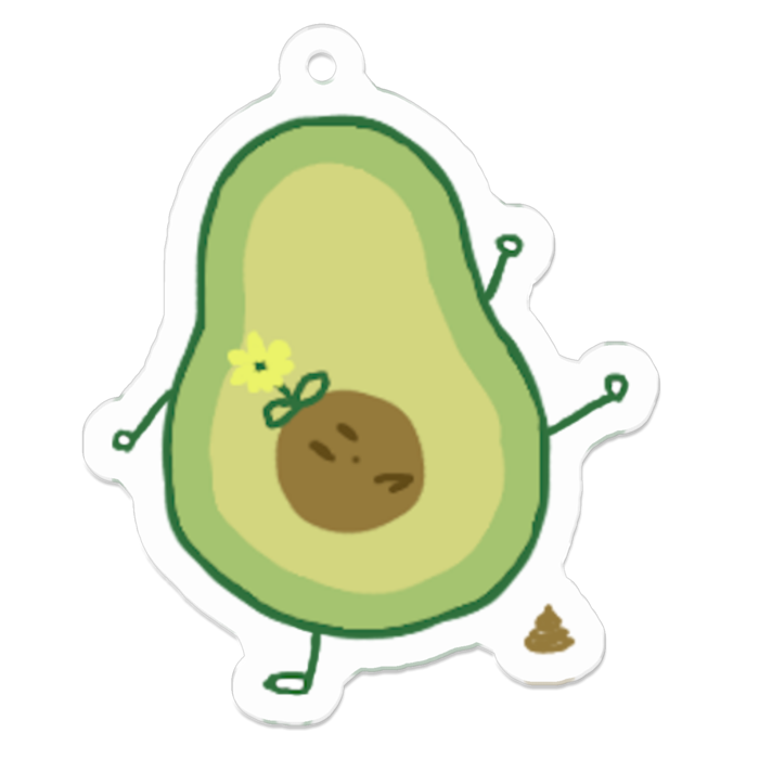 アクリルキーホルダー - 50 x 50 (mm)