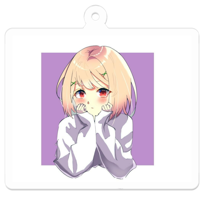 アクリルキーホルダー - 50 x 50 (mm)