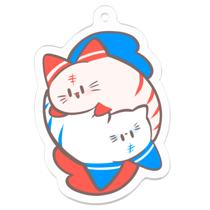 アクリルキーホルダー - 50 x 50 (mm)