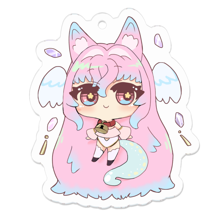 アクリルキーホルダー - 50 x 50 (mm)