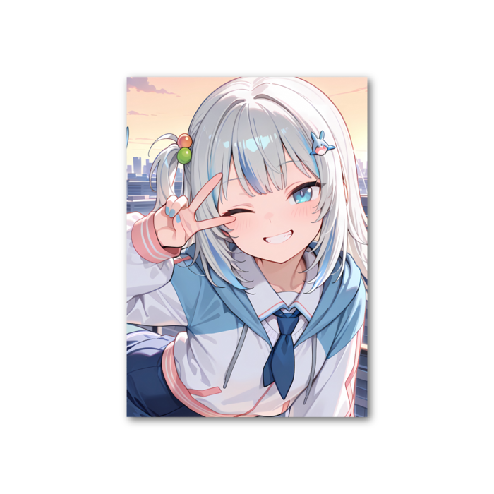 フォト風カード - 縦 - 片面