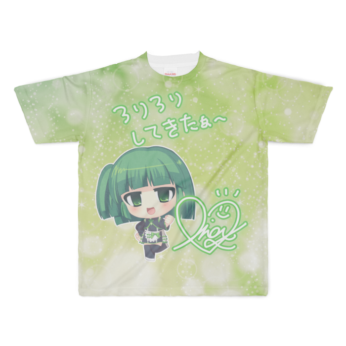 フルグラフィックTシャツ - XL - 両面印刷