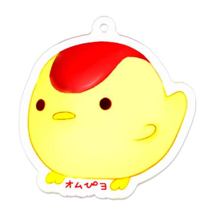 アクリルキーホルダー - 50 x 50 (mm)