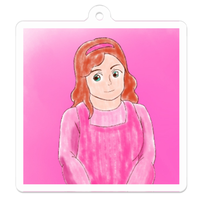 アクリルキーホルダー - 50 x 50 (mm)