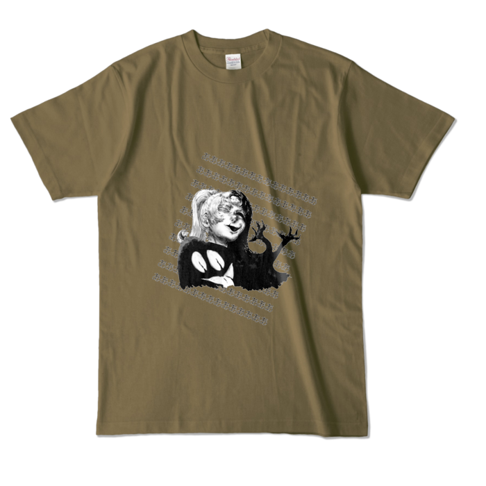 カラーTシャツ - L - オリーブ （濃色）