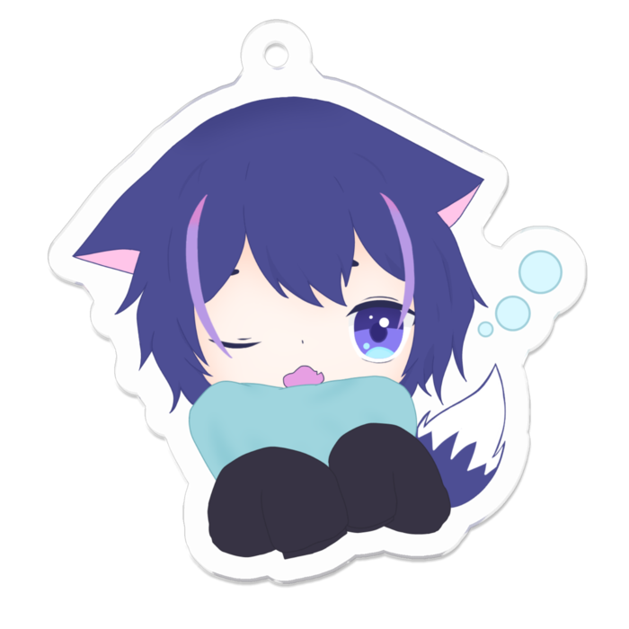 アクリルキーホルダー - 50 x 50 (mm)