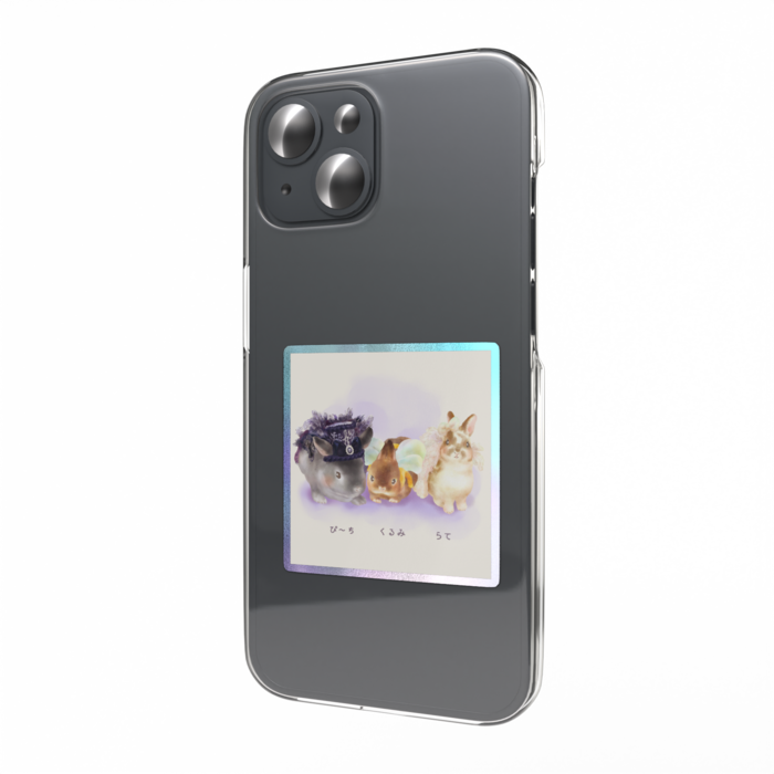 オーロラスマホステッカー - 縦