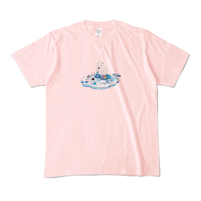 カラーTシャツ - M - ライトピンク (淡色)