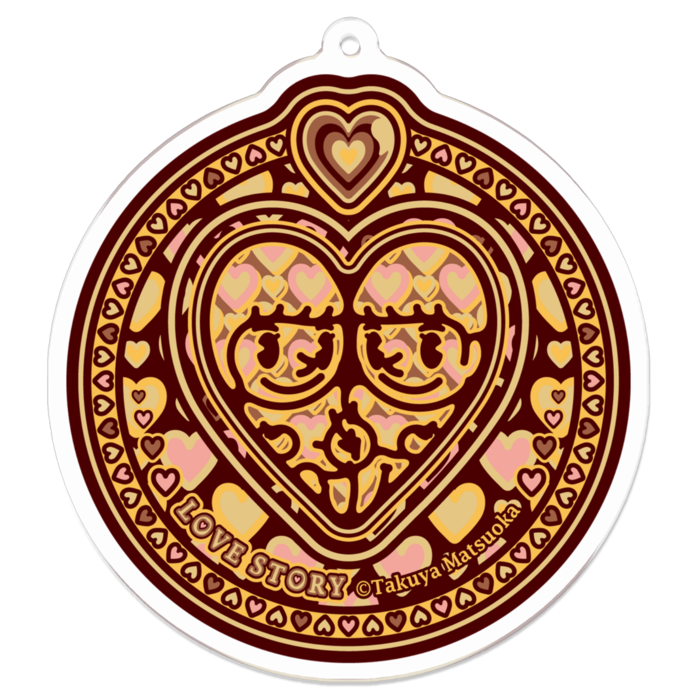 アクリルキーホルダー - 70 x 70 (mm)