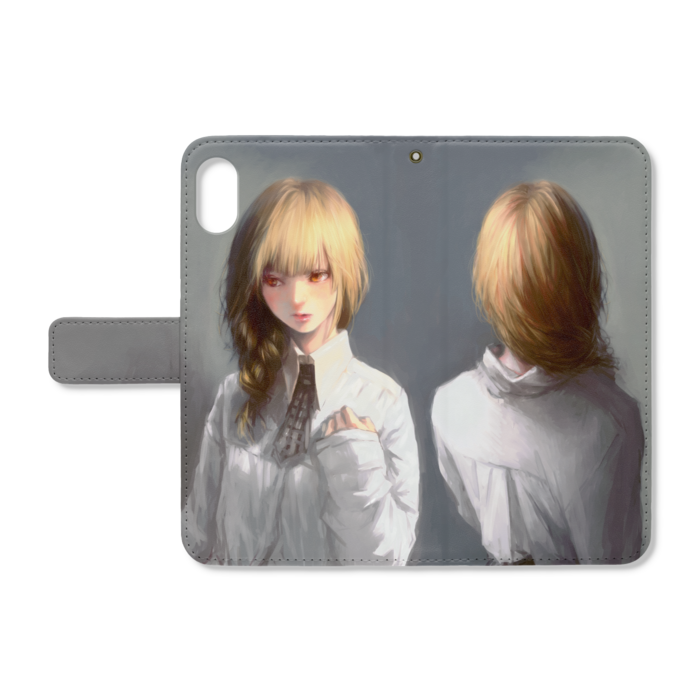 手帳型iPhoneケース - iPhone XSMax - ストラップ穴 あり