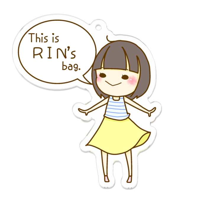 アクリルキーホルダー - 70 x 70 (mm)