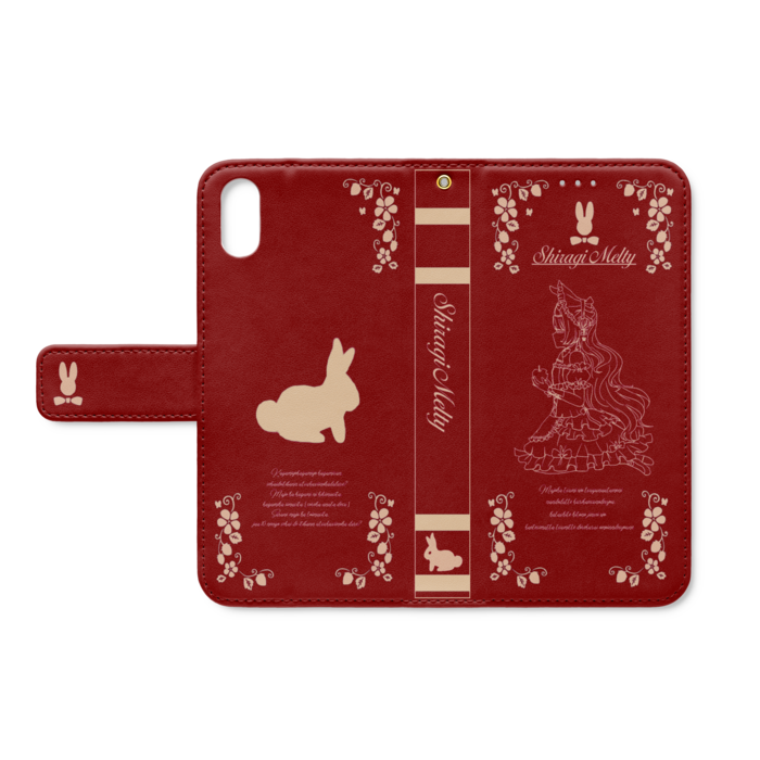 手帳型iPhoneケース - iPhone XS / X - ストラップ穴 あり