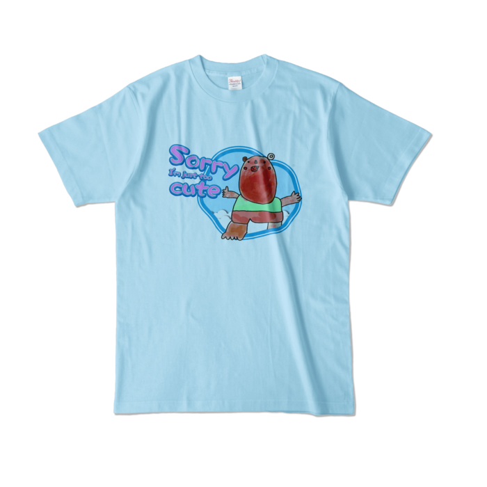 カラーTシャツ - L - ライトブルー (淡色)