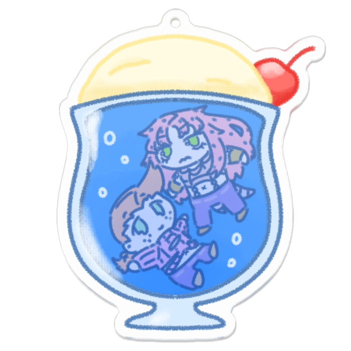 アクリルキーホルダー - 70 x 70 (mm)