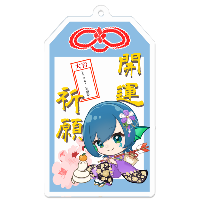アクリルキーホルダー - 70 x 70 (mm)