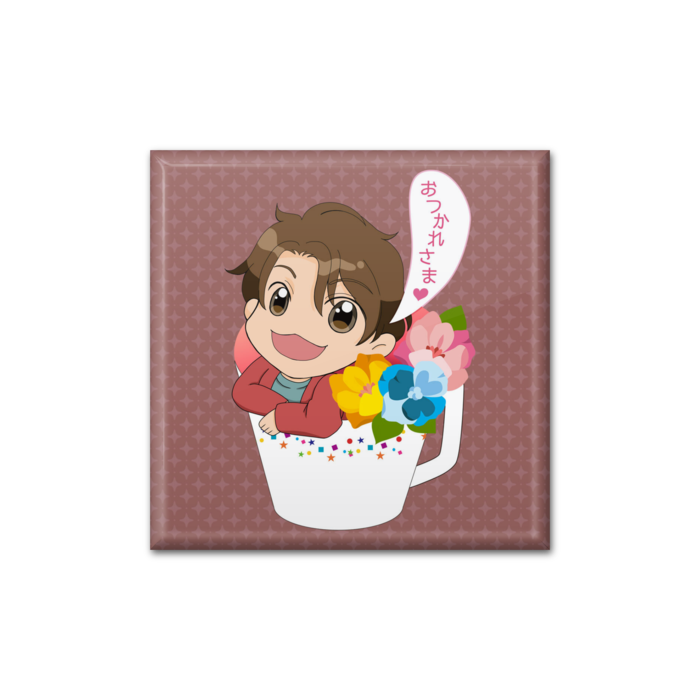 缶バッジ - 四角形40mm