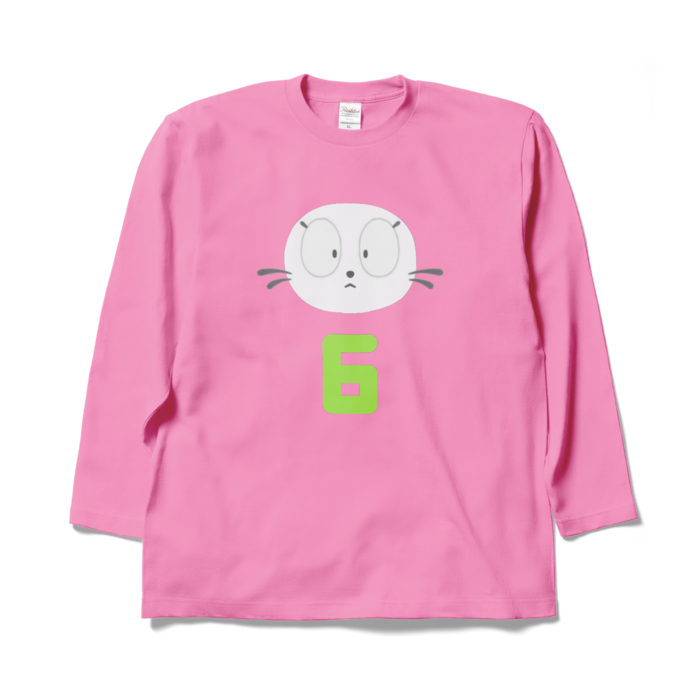 長袖Tシャツになったムゥ - XL - ピンク