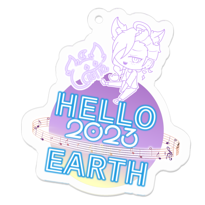 2023 版 アクリルキーホルダー 50 x 50mm