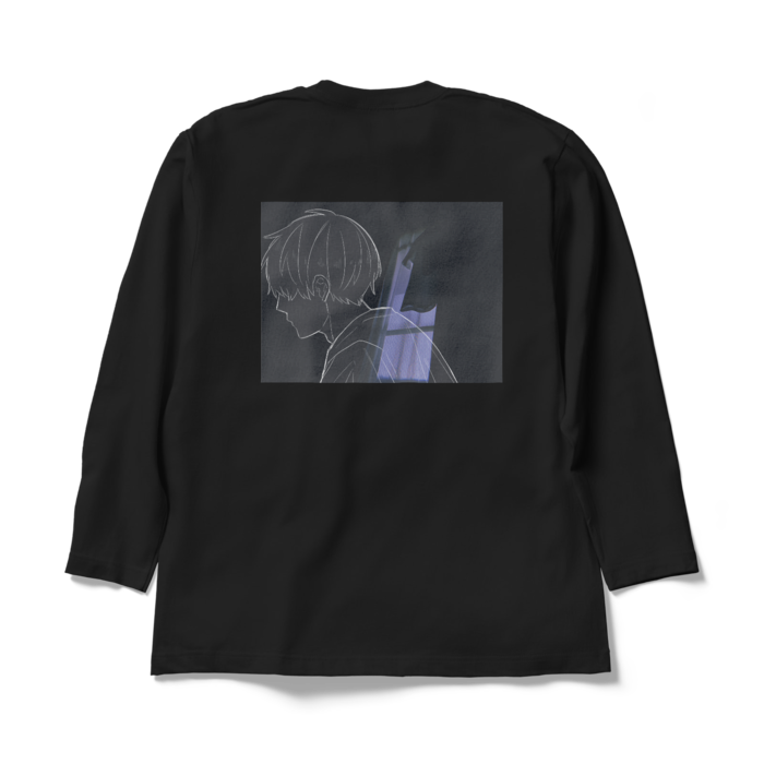 ロングスリーブTシャツ - XL - ブラック