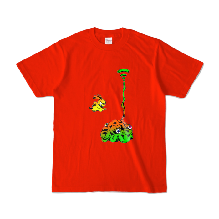 カラーTシャツ - S - レッド (濃色)(2)