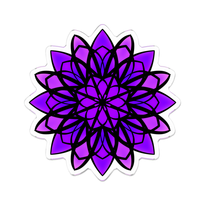 アクリルバッジ - 70 x 70 (mm)