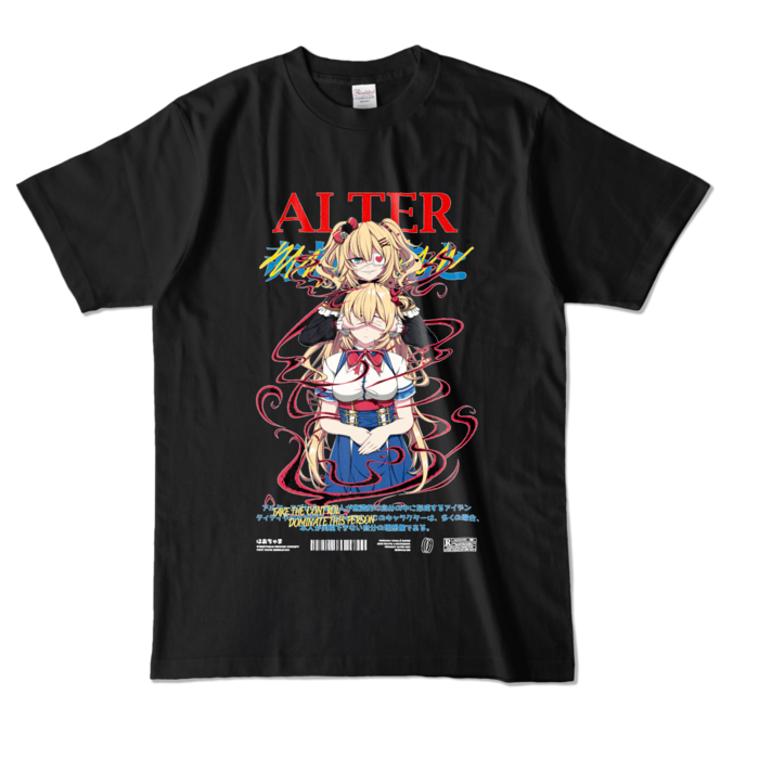 Akai Haato & Haachama 赤井はあと はあちゃま Hololive Tシャツ - Waifuku - BOOTH