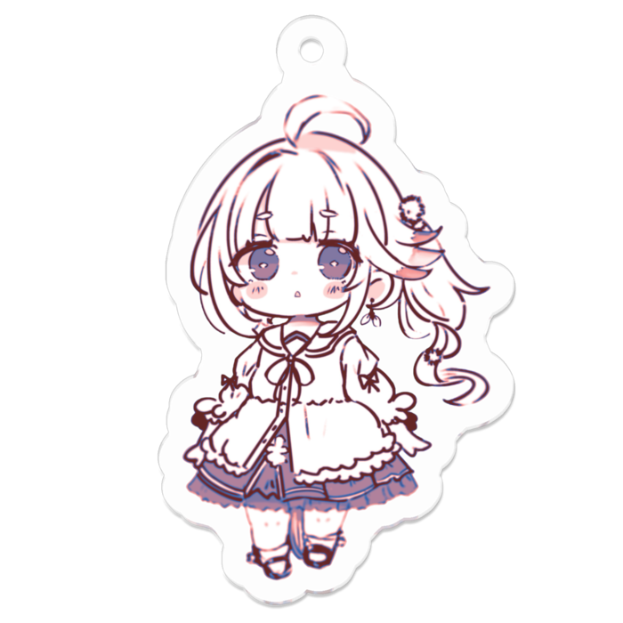 アクリルキーホルダー - 50 x 50 (mm)