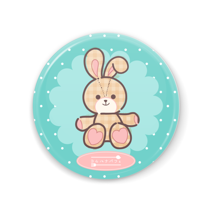 缶ミラー - 56mm　うさぎ