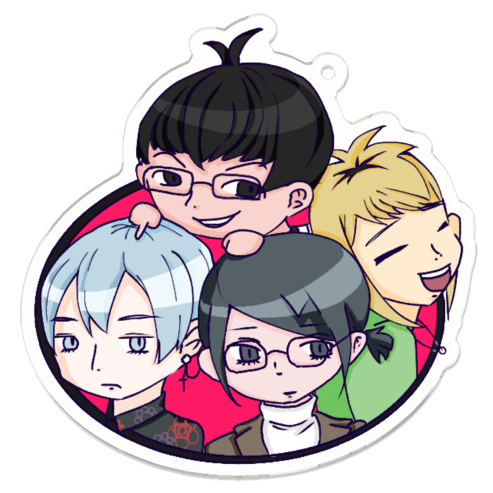 アクリルキーホルダー - 70 x 70 (mm)