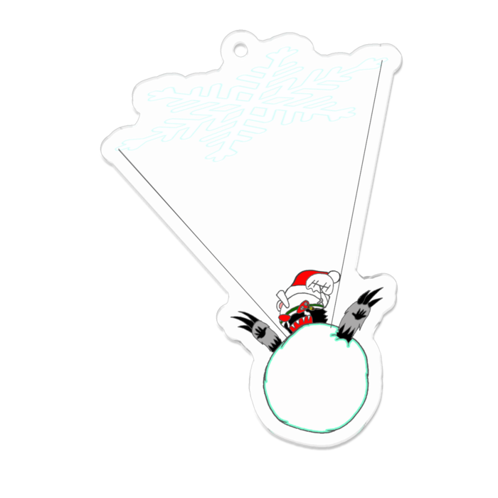 アクリルキーホルダー - 70 x 70 (mm)