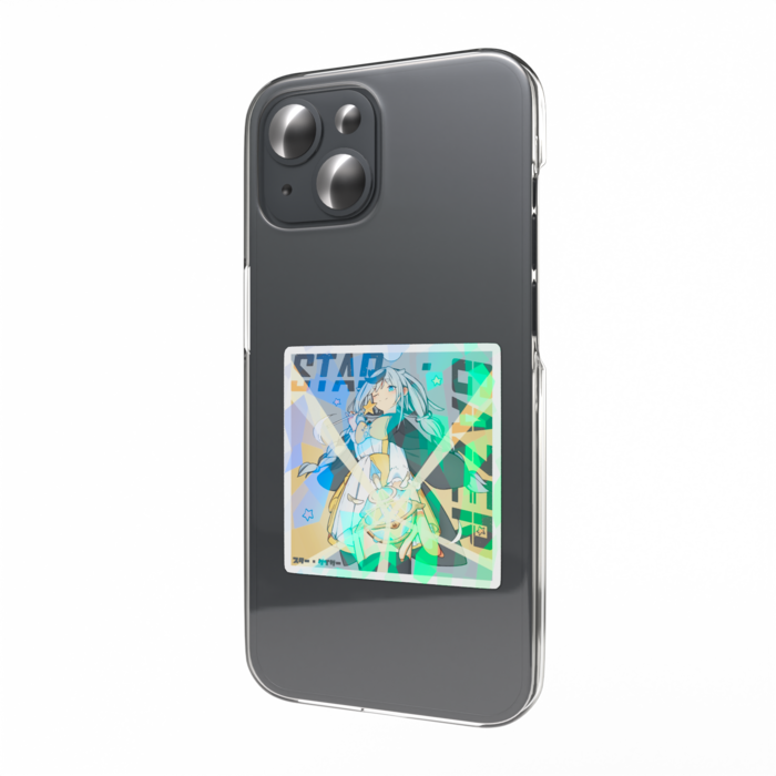 ホログラムスマホステッカー - 縦