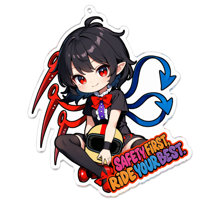 アクリルキーホルダー - 100 x 100 (mm)