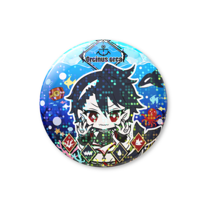 【ぺ】⚓️逆浪ジルホログラム缶バッジ