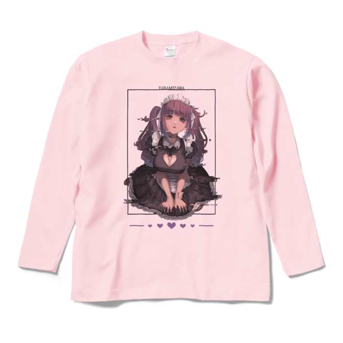 ロングスリーブTシャツ - M - ライトピンク