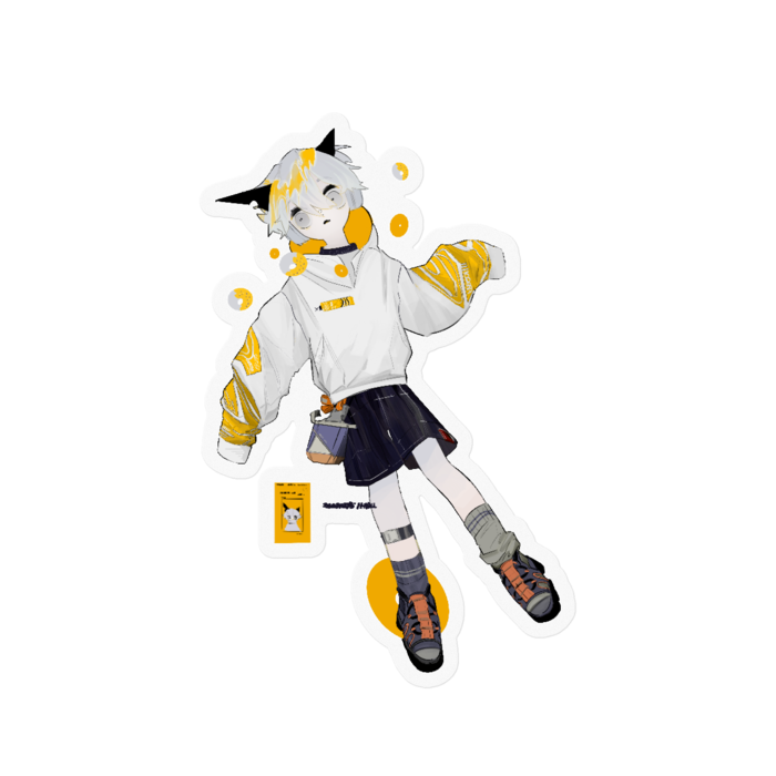 ステッカー - 100 x 100 (mm)