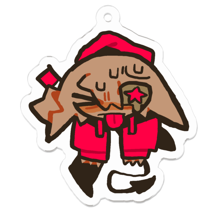 アクリルキーホルダー - 50 x 50 (mm)