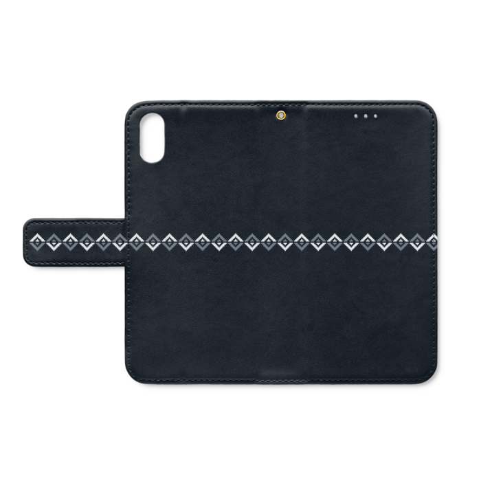 手帳型iPhoneケース - iPhone X - ストラップ穴 あり