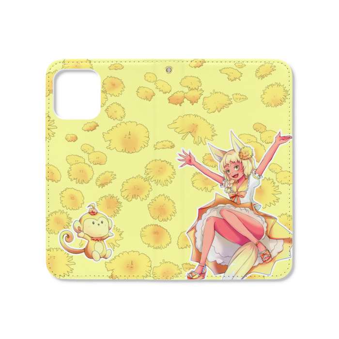 手帳型iPhoneケース（ベルトなし） - iPhone12 / 12 Pro - ストラップ穴 あり