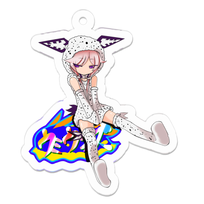 アクリルキーホルダー - 50 x 50 (mm)