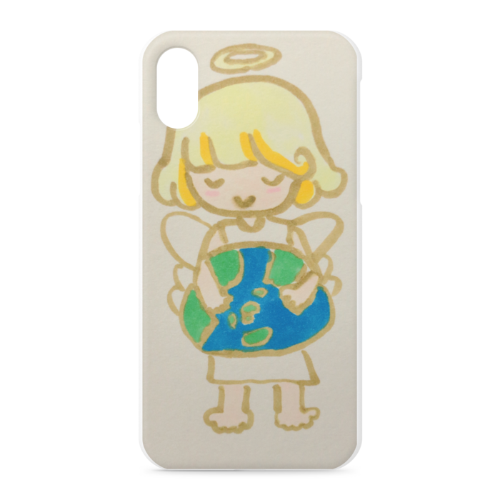地球を包み込む天使iphoneケース Etoileのアトリエ的なもの Booth
