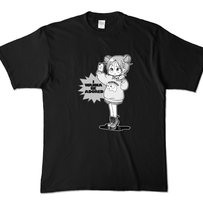 カラーTシャツ - XL - ブラック (濃色)