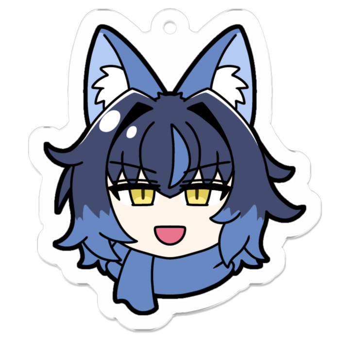 アクリルキーホルダー（コーティング） - 50 x 50 (mm)