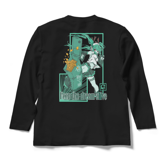 ロングスリーブTシャツ - M - ブラック