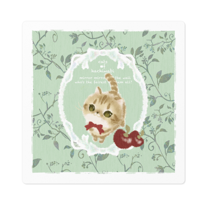 ステッカー - 100 x 100 (mm)グリーン