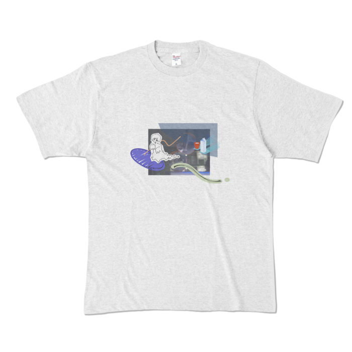 カラーTシャツ - XL - アッシュ (淡色)