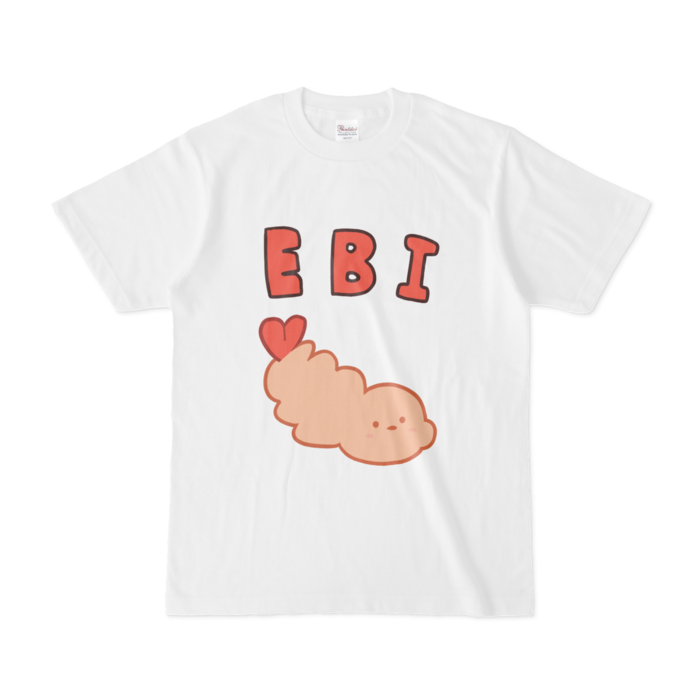 えびTシャツ - S - 白