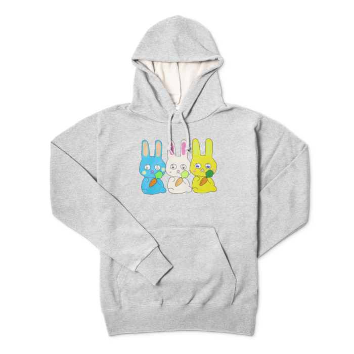 パーカー - L - 杢グレー