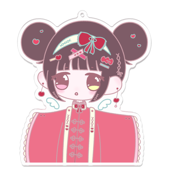 アクリルキーホルダー - 100 x 100 (mm)